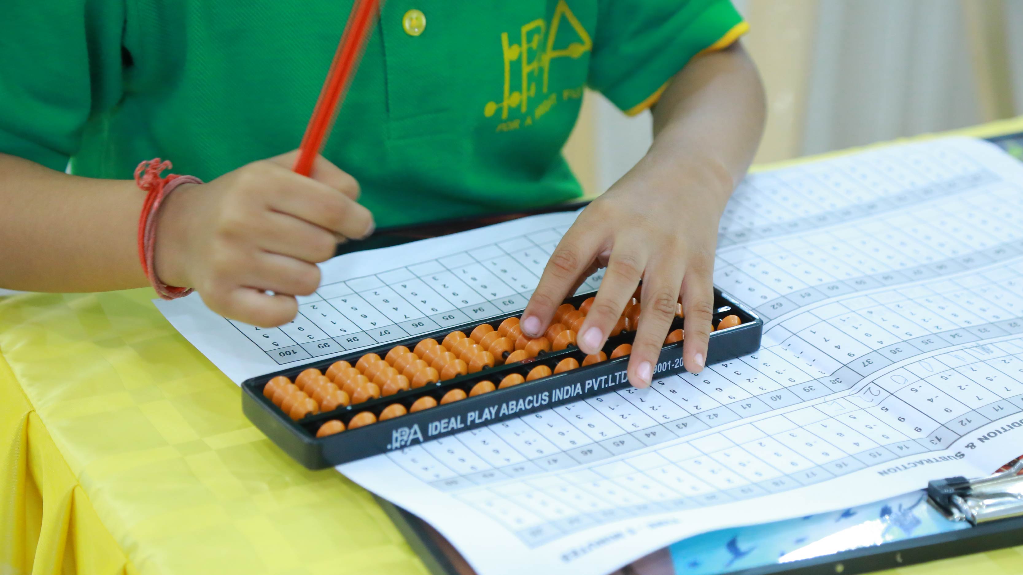 Child Mental Arithmetic Training with Abacus